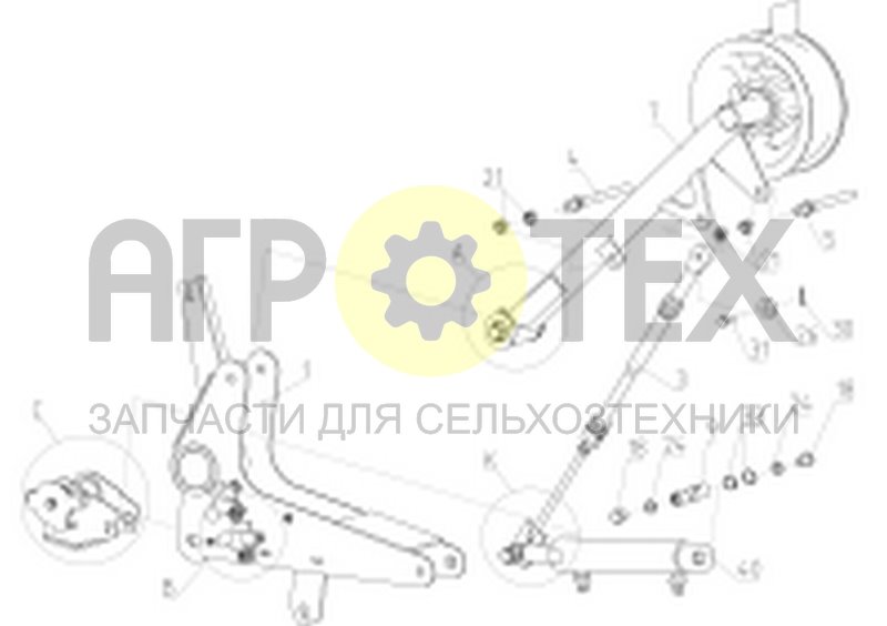 Механизм натяжной (101.01.10.270-01) (№14 на схеме)